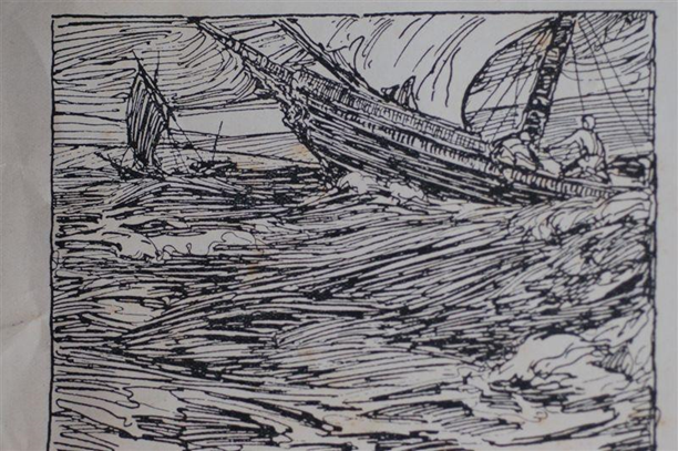 Storm at sea, Iziko Museum, Cape Town