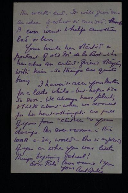 Letter from Naudé to “Wollie” 3/3